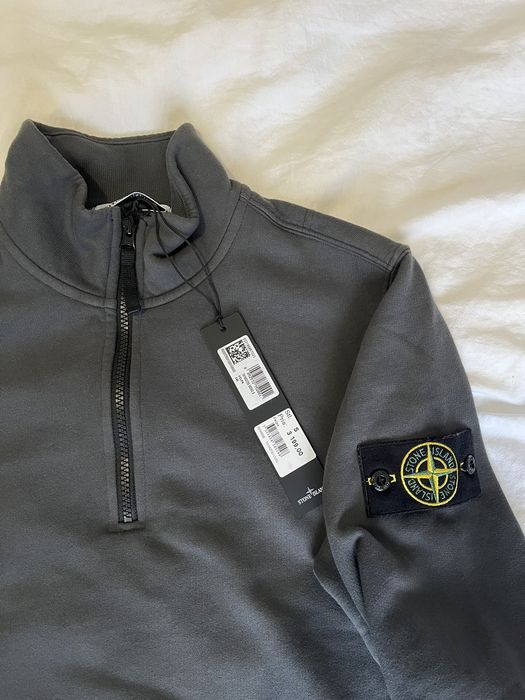 Stone island quarter zip 2024 sweatshirt