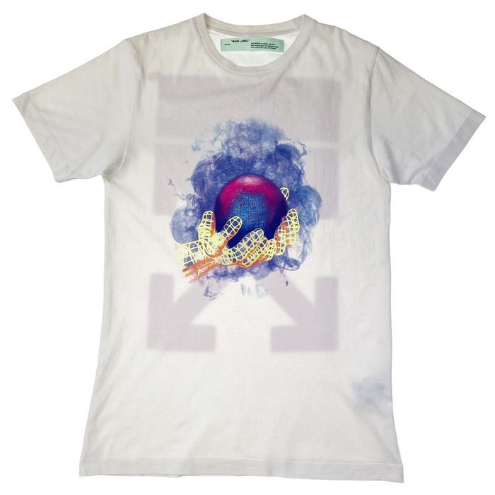 Off White Off White Hand World T Shirt Grailed
