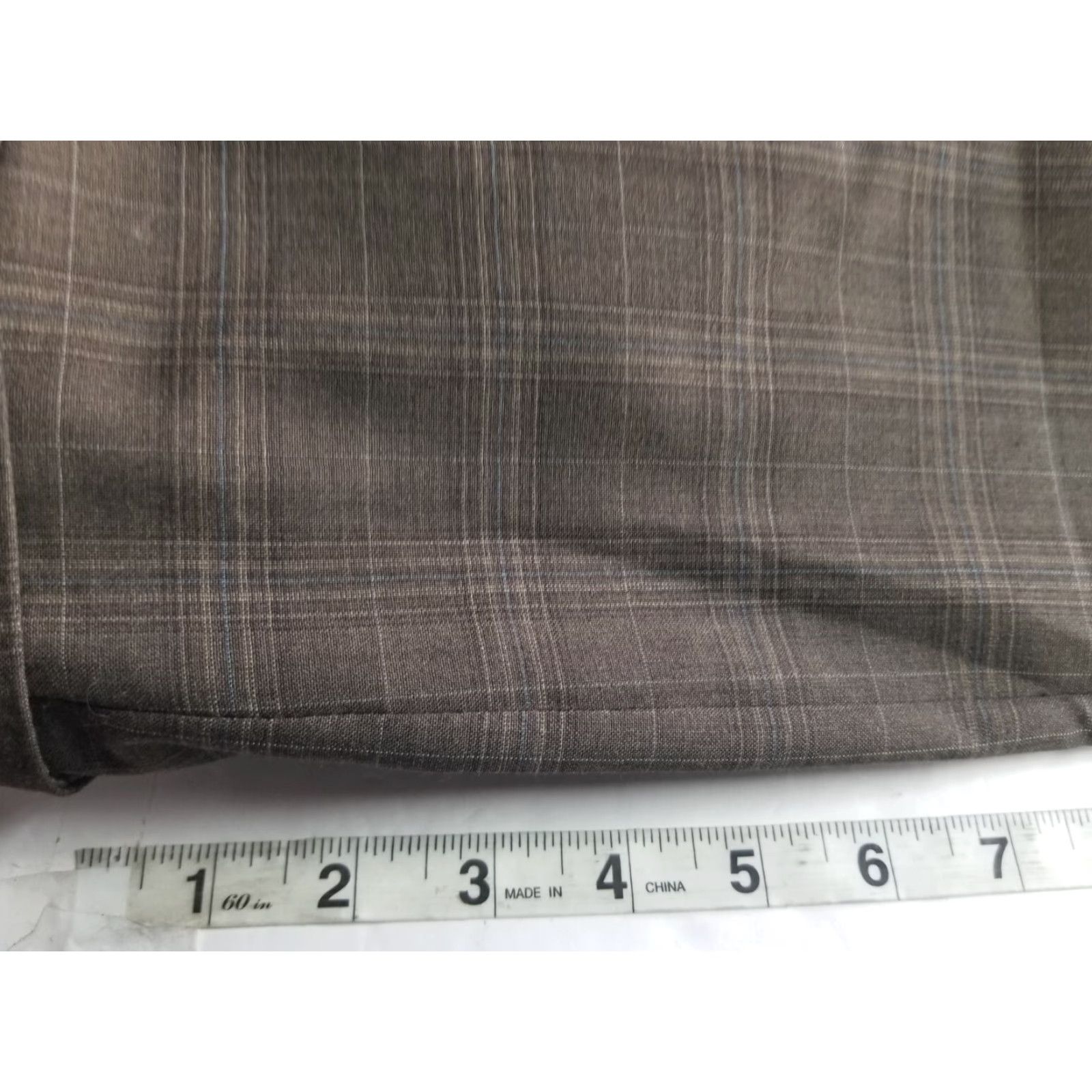 Banana Republic Banana Republic Men’s Plaid Sport Coat Blazer 44R Slim Brown Wool Blend Herringbone 2 Button Blazer Size 44R - 5 Thumbnail