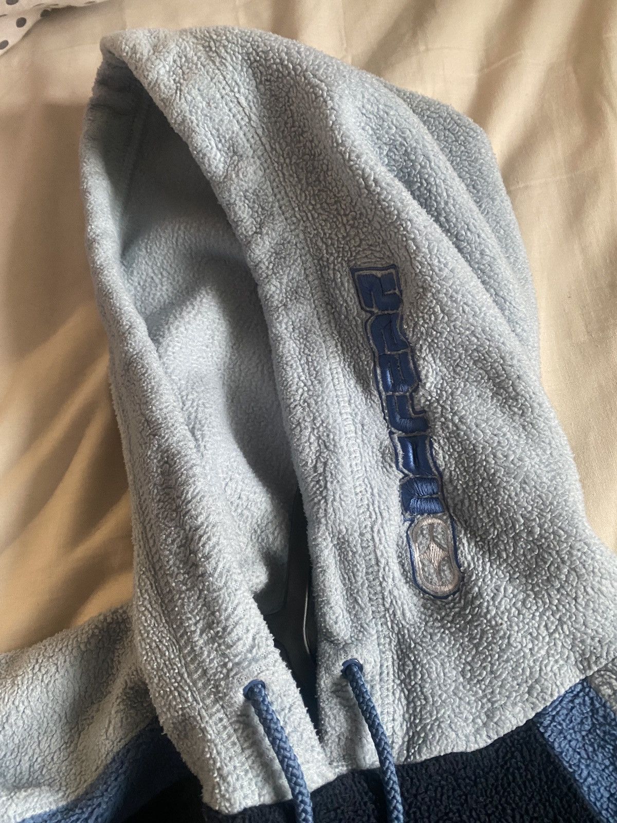 Japanese Brand × No Fear × Vintage Vintage 90's No Fear Fleece Hoodie Jacket Retro big logo Size US L / EU 52-54 / 3 - 6 Thumbnail