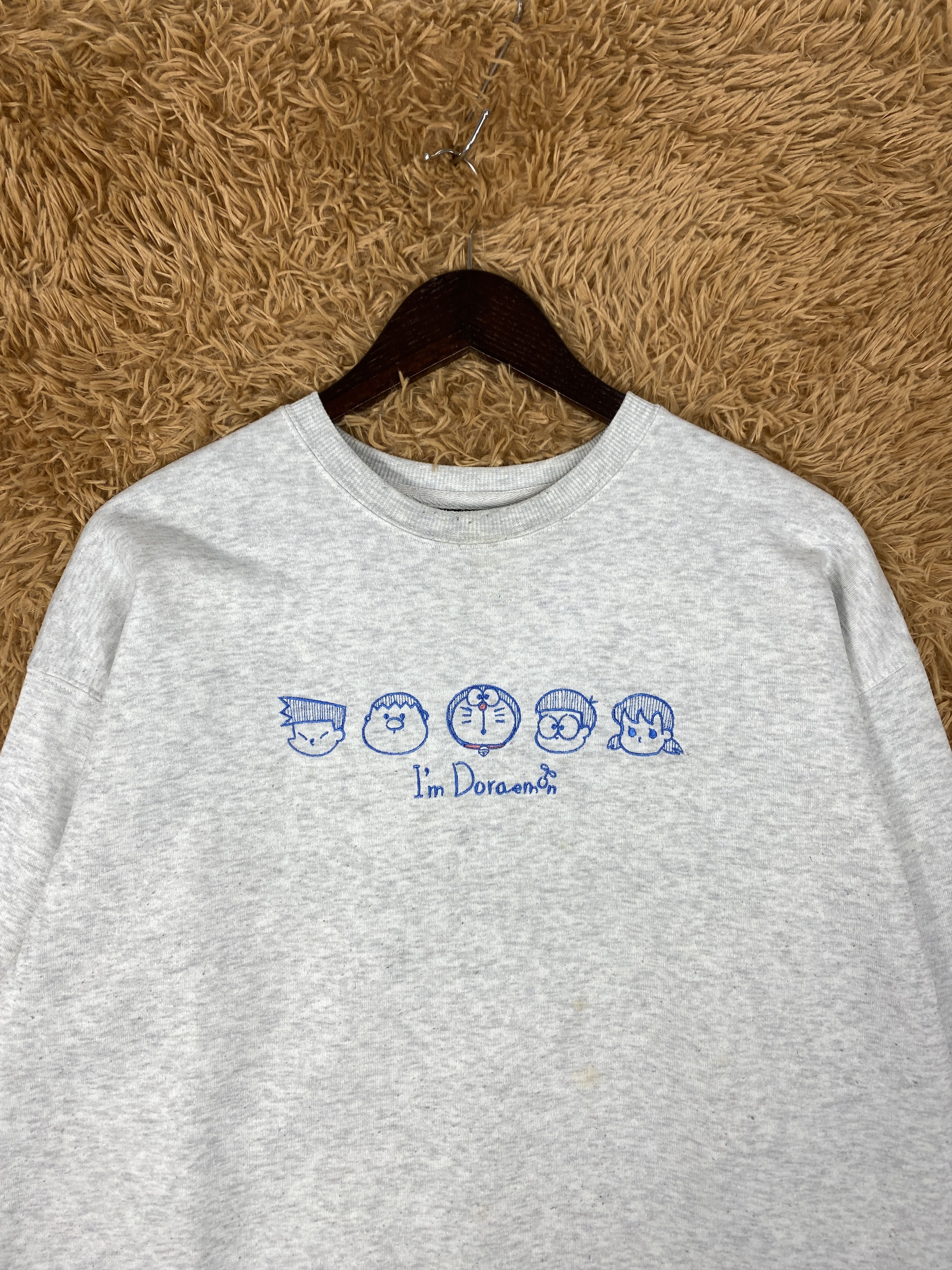 Anime Vintage Doreemon Sweatshirts PS0368 Size US XXL / EU 58 / 5 - 2 Thumbnail
