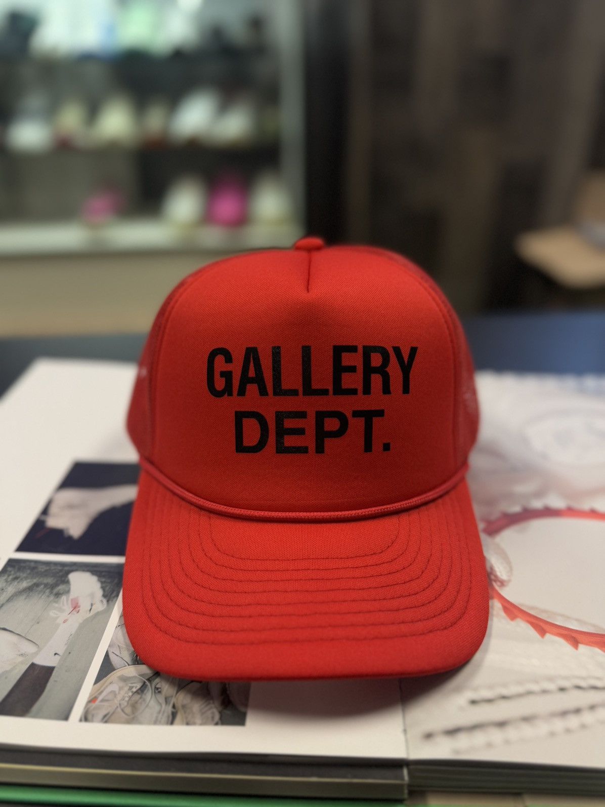 Gallery Dept. Gallery DEPT Hat SnapBack Red Logo (NEW) Size ONE SIZE - 1 Thumbnail