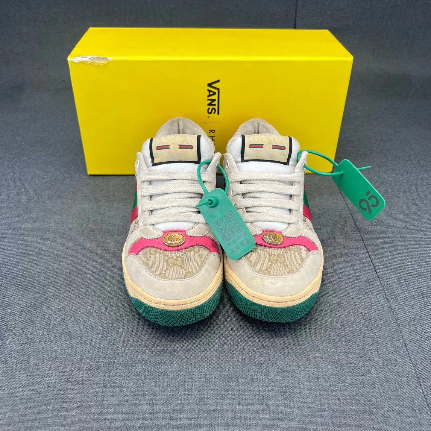 Gucci Gucci distressed sneakers fuchsia size 36 Size US 6 / IT 36 - 4 Thumbnail