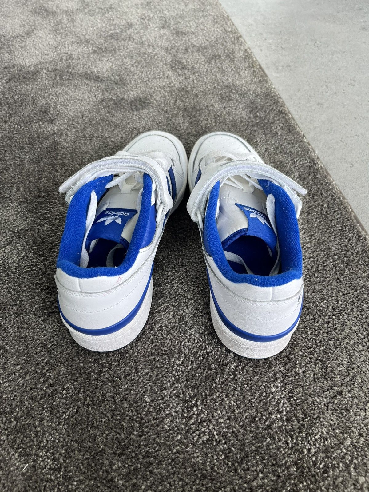 Adidas Adidas low forum white/blue Size US 9 / EU 42 - 5 Thumbnail