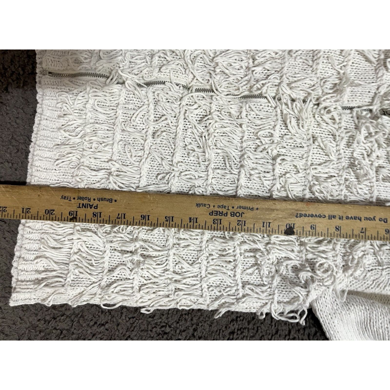 Ellen Tracy Ellen Tracy Cardigan Women White S Full Zip Pearl Tassel Gold Zipper Long Sleeve Knit Solid Elegant Size S / US 4 / IT 40 - 5 Thumbnail