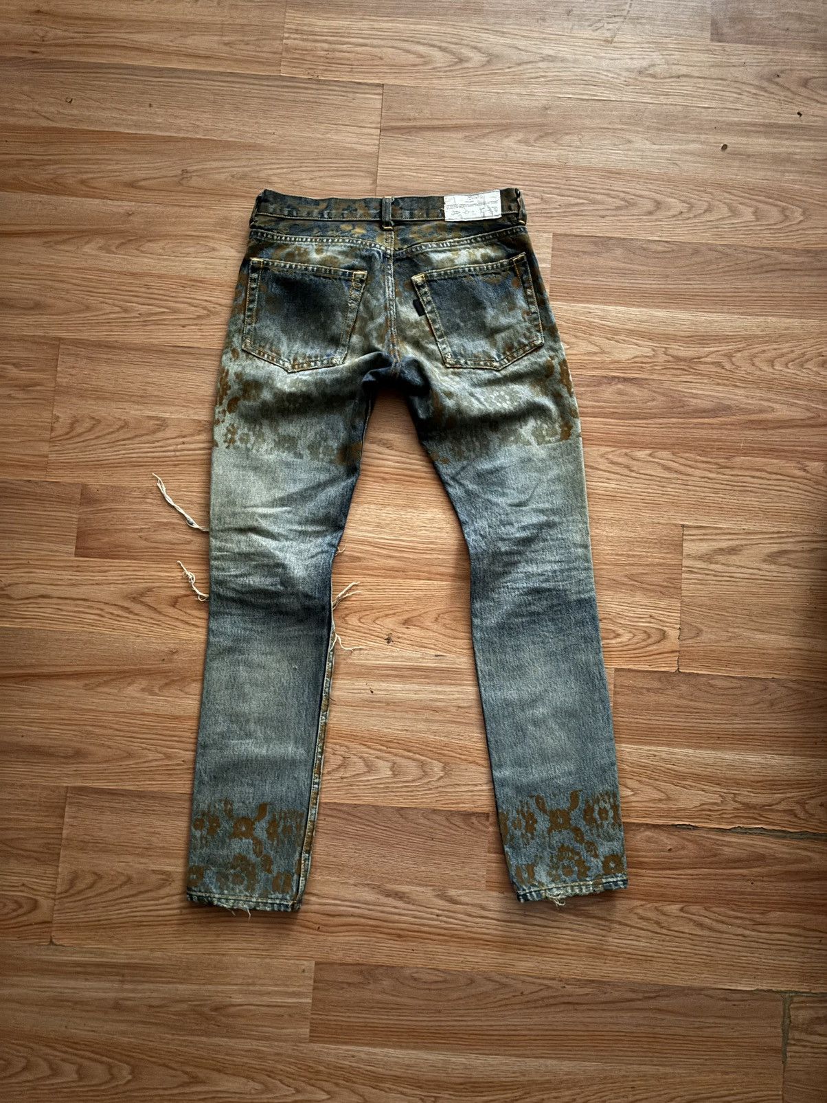 UNDERCOVER 10AW Avakareta Life フローラルデニム UNDERCOVER 10AW Avakareta Life フローラルデニム