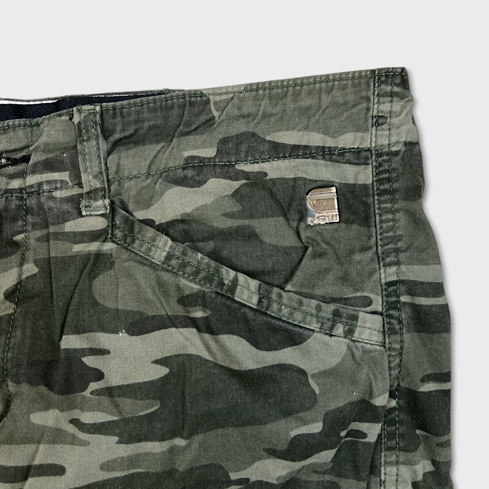 G-Star G Star Raw Pants 34x29 3301 Camo Slim Taper Cargo Utility Size US 34 / EU 50 - 3 Thumbnail