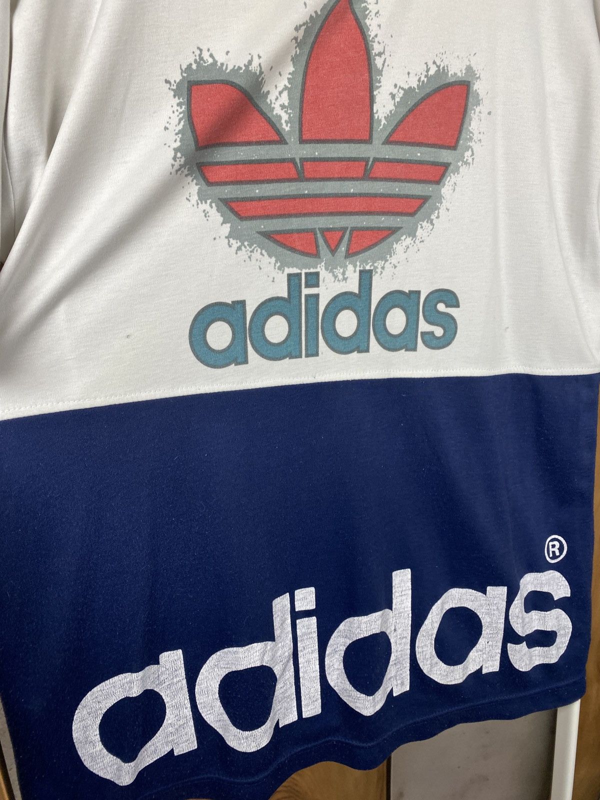 Adidas 🌺Vintage 90s T-Shirt Adidas Equipment Rare Big Logo Tee🌺 Size US L / EU 52-54 / 3 - 8 Thumbnail