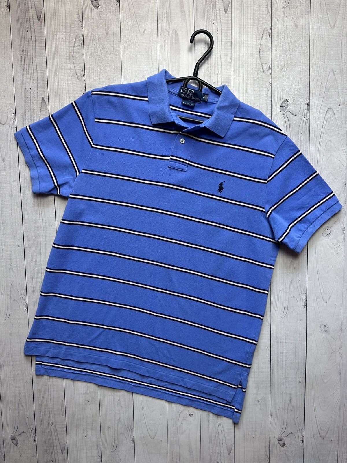 Polo Ralph Lauren × Vintage Vintage polo Ralph Lauren blue striped size L Size US L / EU 52-54 / 3 - 1 Thumbnail