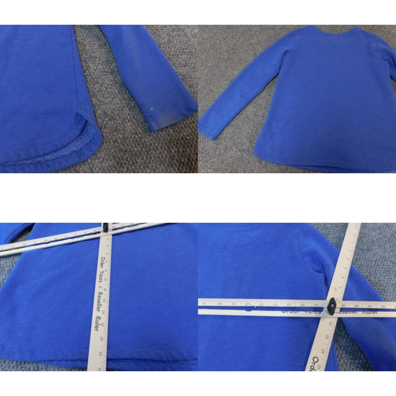 Izod IZOD Womens Sweater Small Blue Pullover Crew Neck Casual Classic Knit Raglan Sleeve Cuffed Logo Polyester Rayon Winter - Mens/Goffs Size S / US 4 / IT 40 - 8 Thumbnail