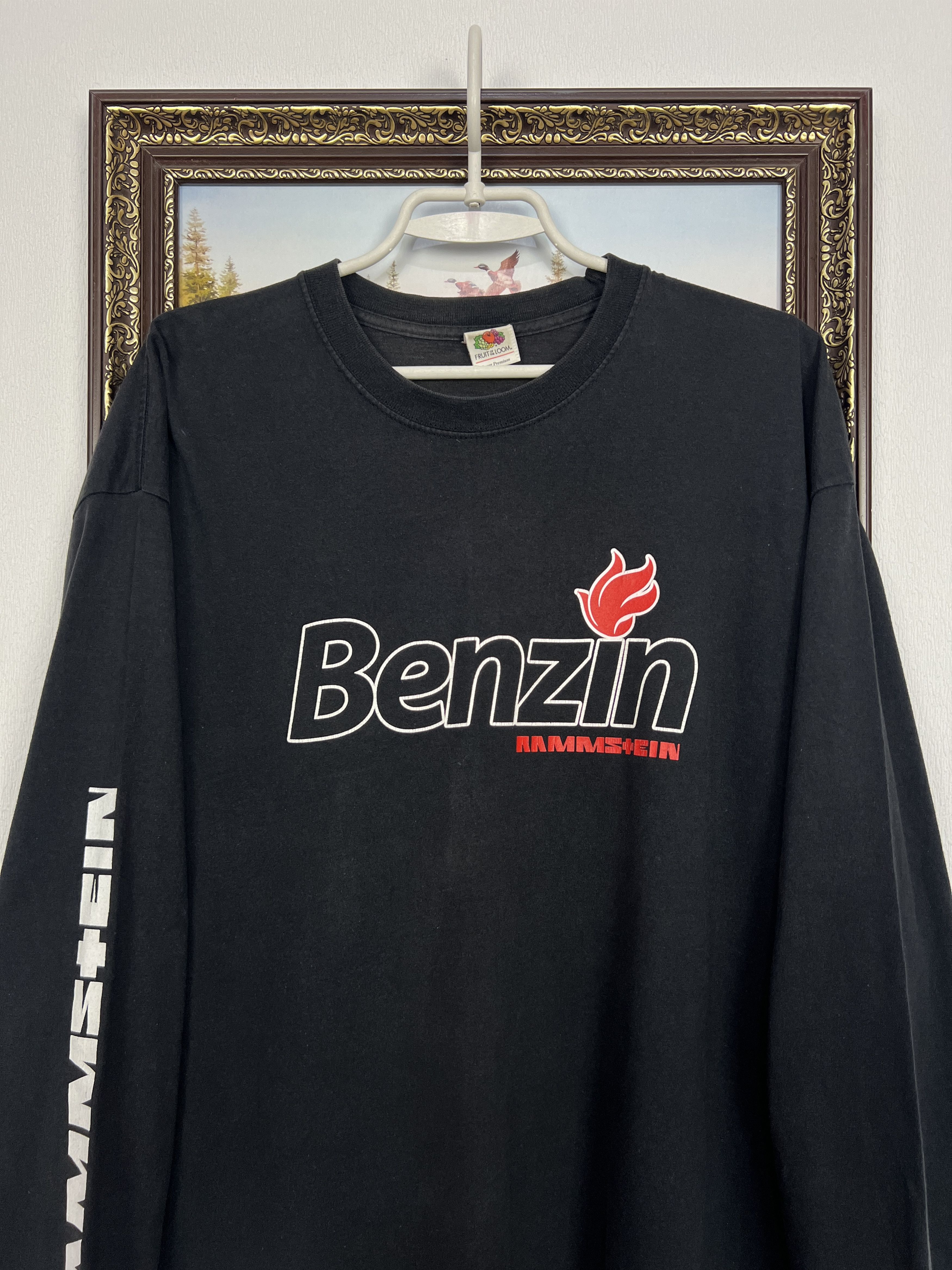 Vintage Vintage Rammstein Benzin Shirt Long Sleeve Tee Over Print Size US XL / EU 56 / 4 - 2 Thumbnail