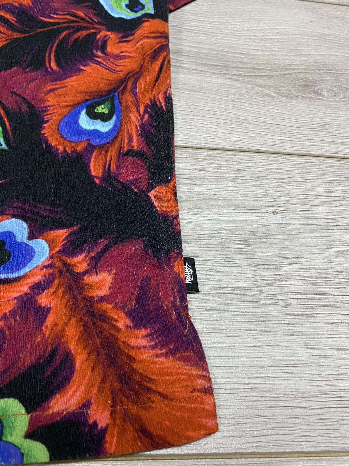 Stussy Stussy Peacock’s tail floral all over stitched shirt Hawaii Size US S / EU 44-46 / 1 - 5 Thumbnail