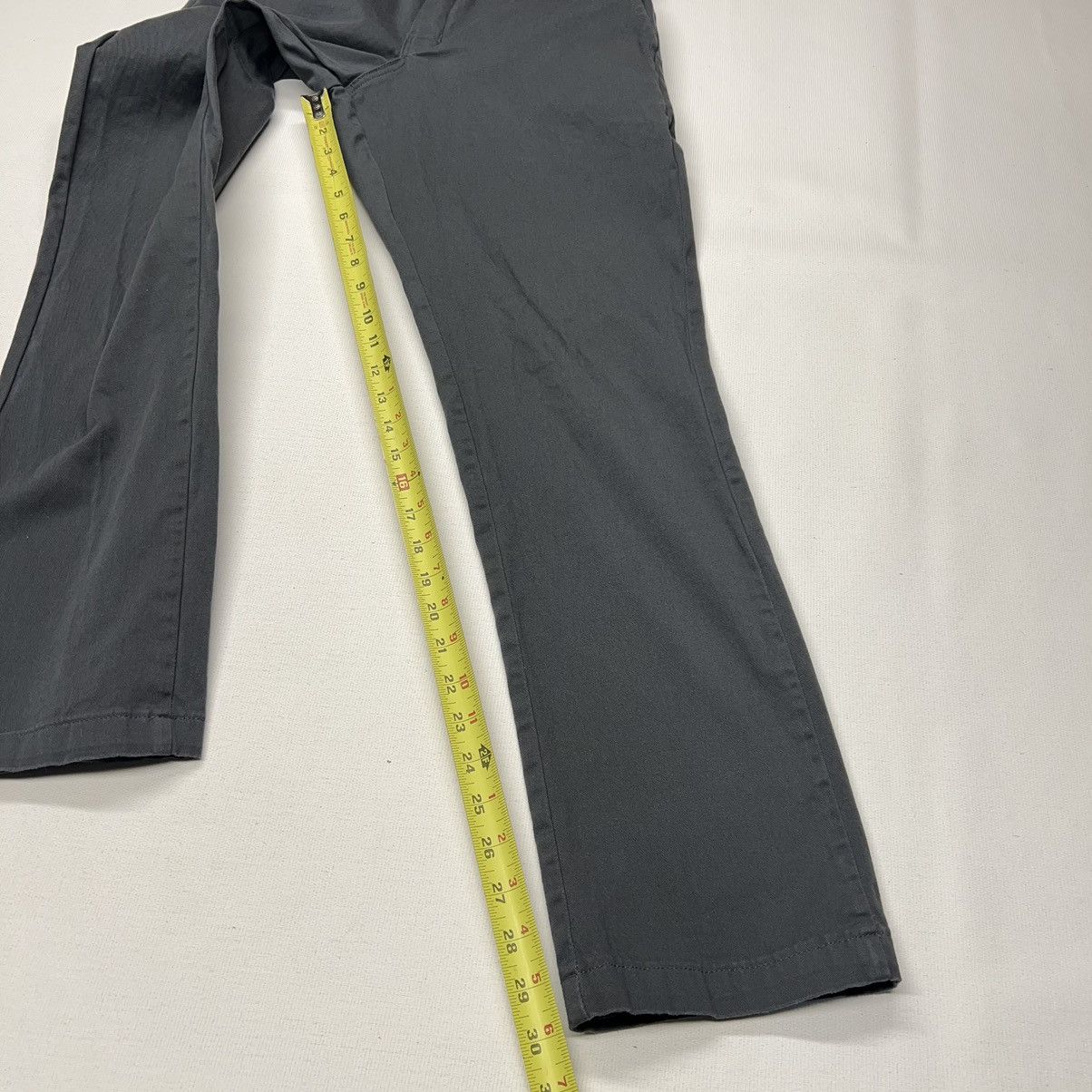 Dickies Dickies Pants Grey Slim Taper Leg Chino Workwear Casual Size US 30 / EU 46 - 17 Thumbnail