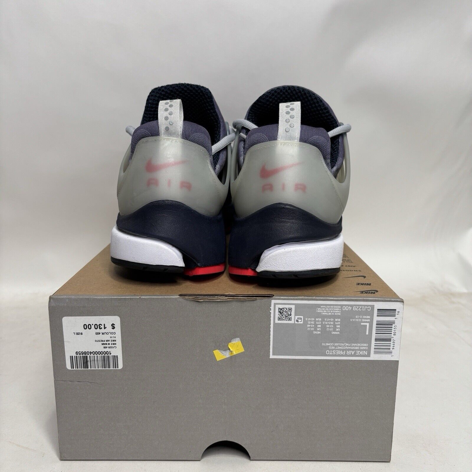 Nike Nike Shoes Air Presto “USA/Dark Obsidian Comet Red” 2024 Size US 12 / EU 45 - 4 Thumbnail