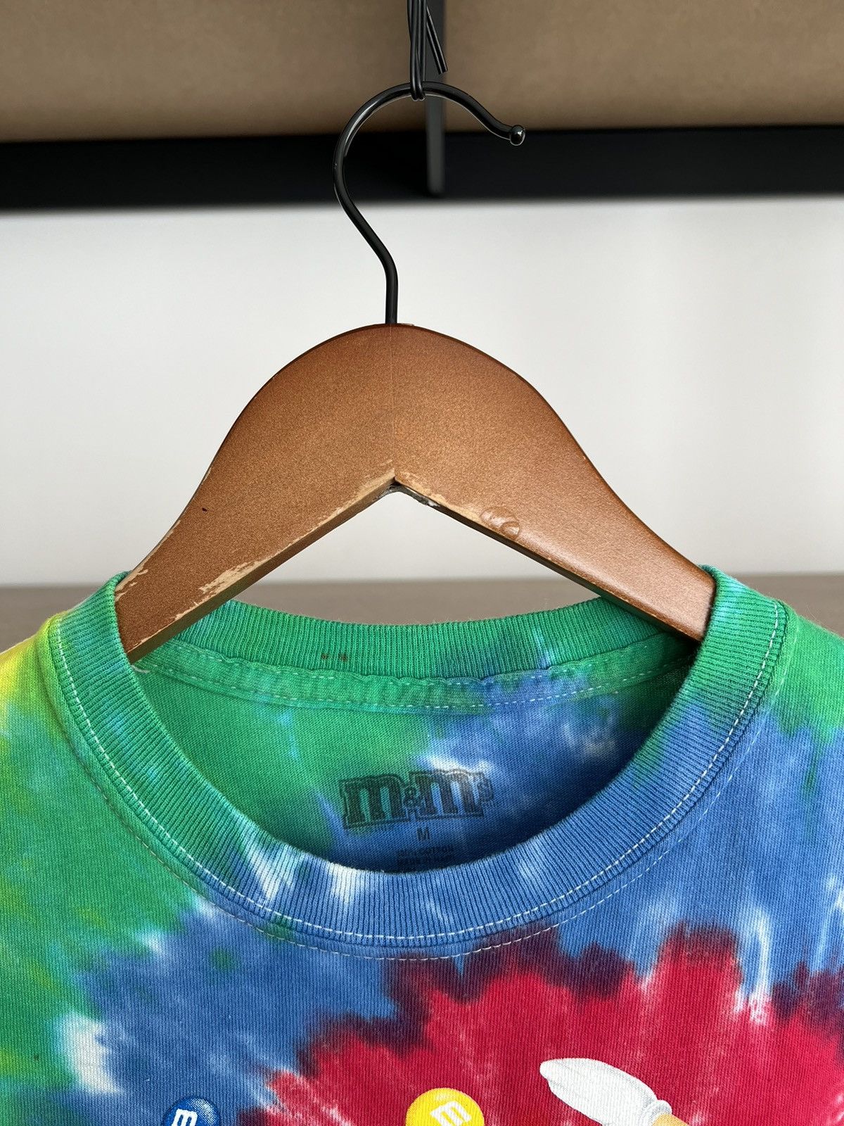 Vintage Vintage M&Ms Chocolate Tie Dye T-shirt Size US M / EU 48-50 / 2 - 7 Thumbnail
