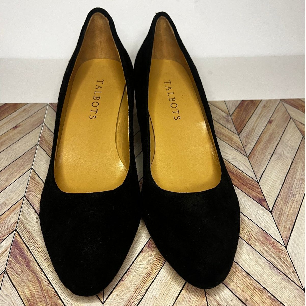 Other Talbots Suede Wedge Heel Pumps Brown Women's Size 6.5M Size US 6.5 / IT 36.5 - 3 Thumbnail