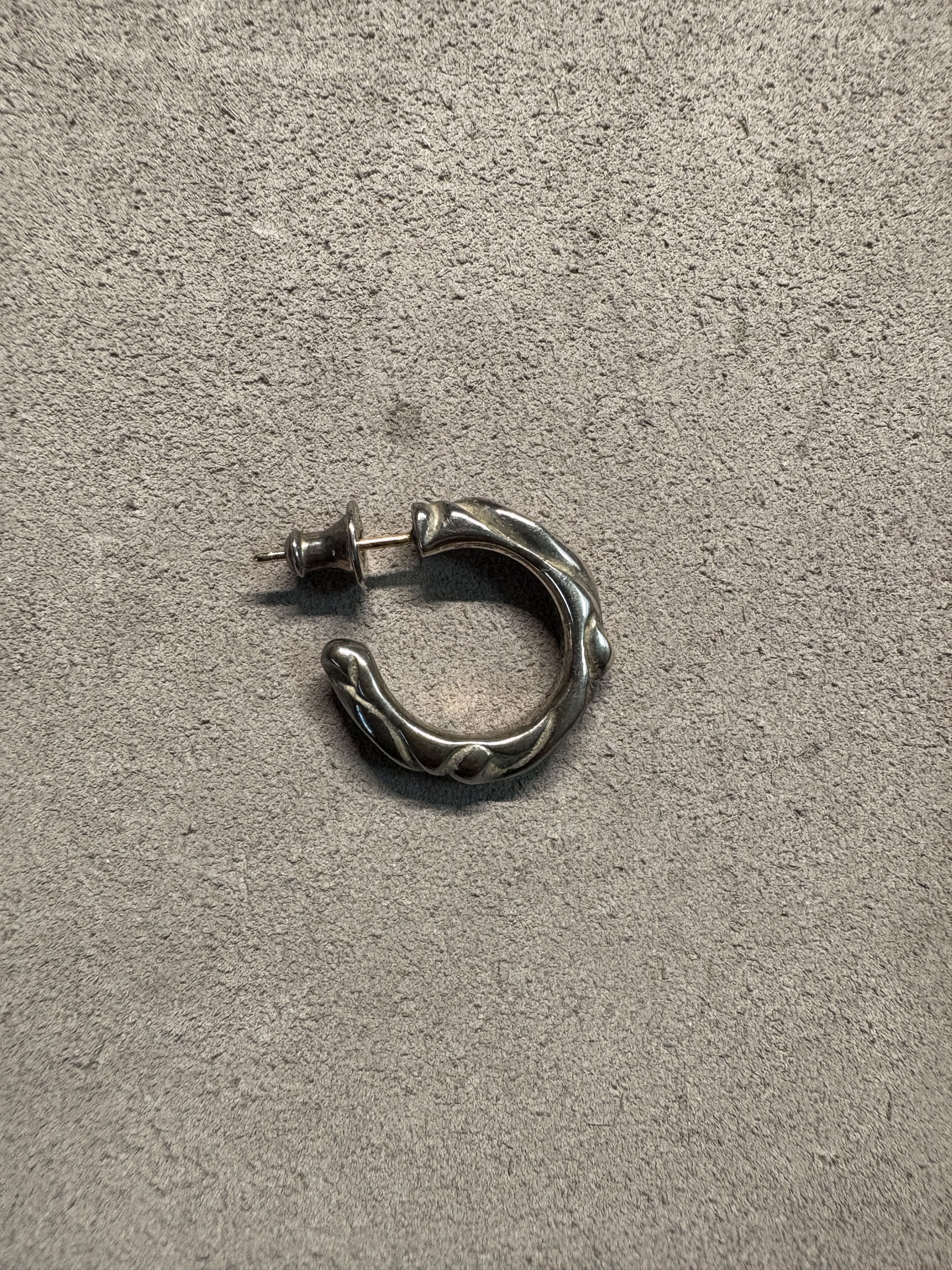 Chrome Hearts Chrome Hearts Scroll Hoop Earring Size ONE SIZE - 2 Thumbnail