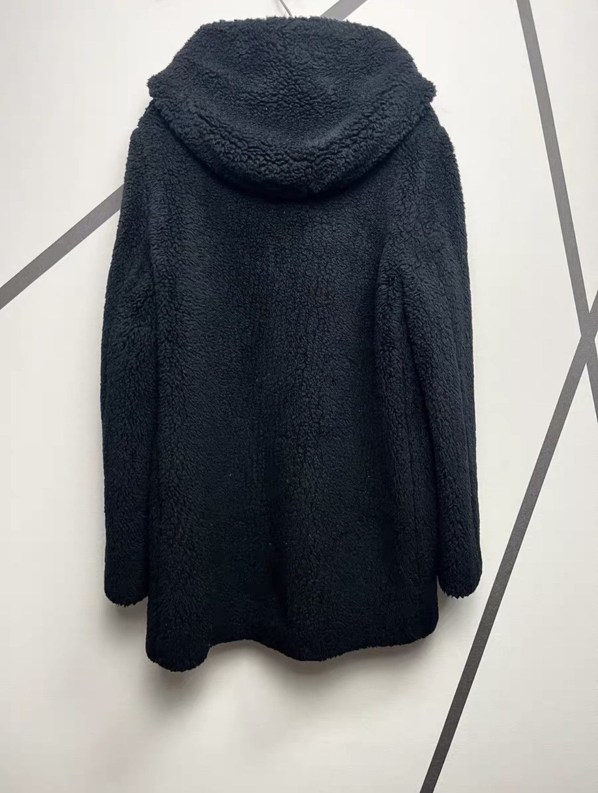 Saint Laurent Paris Black Teddy Coat sz 50 Size US M / EU 48-50 / 2 - 2 Thumbnail