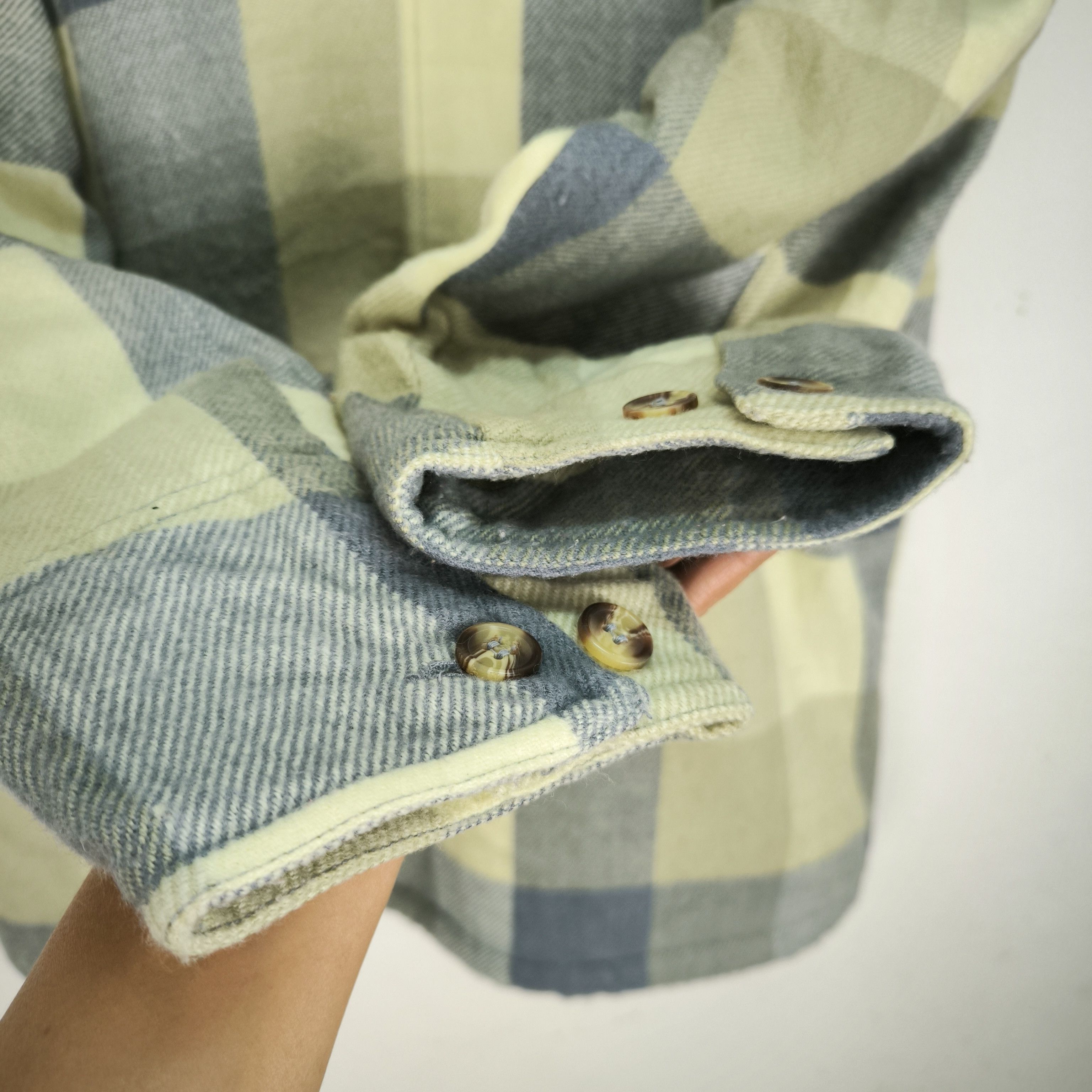 Flannel Rare Japanese Brand Sherpa Flannel Jacket Size US L / EU 52-54 / 3 - 5 Thumbnail
