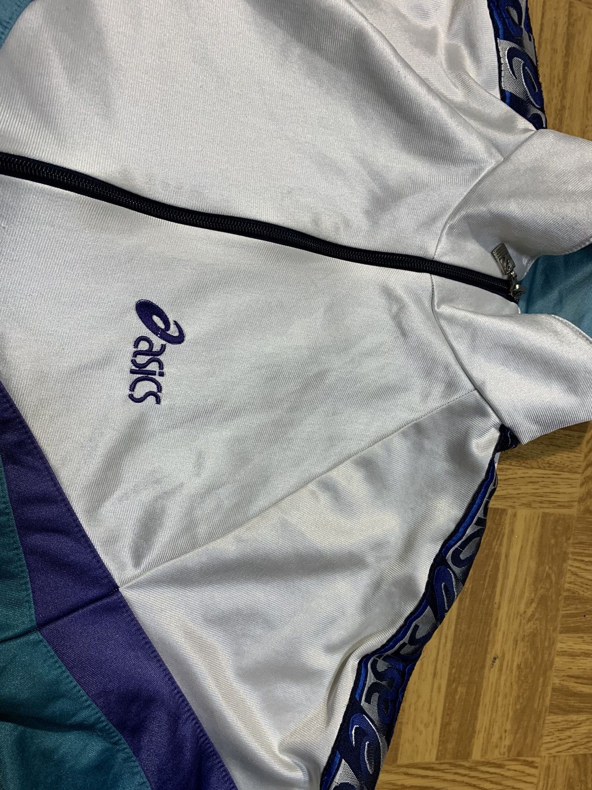 Asics × Japanese Brand Vintage ASICS Track Jacket Men Size S/M Size US M / EU 48-50 / 2 - 8 Thumbnail