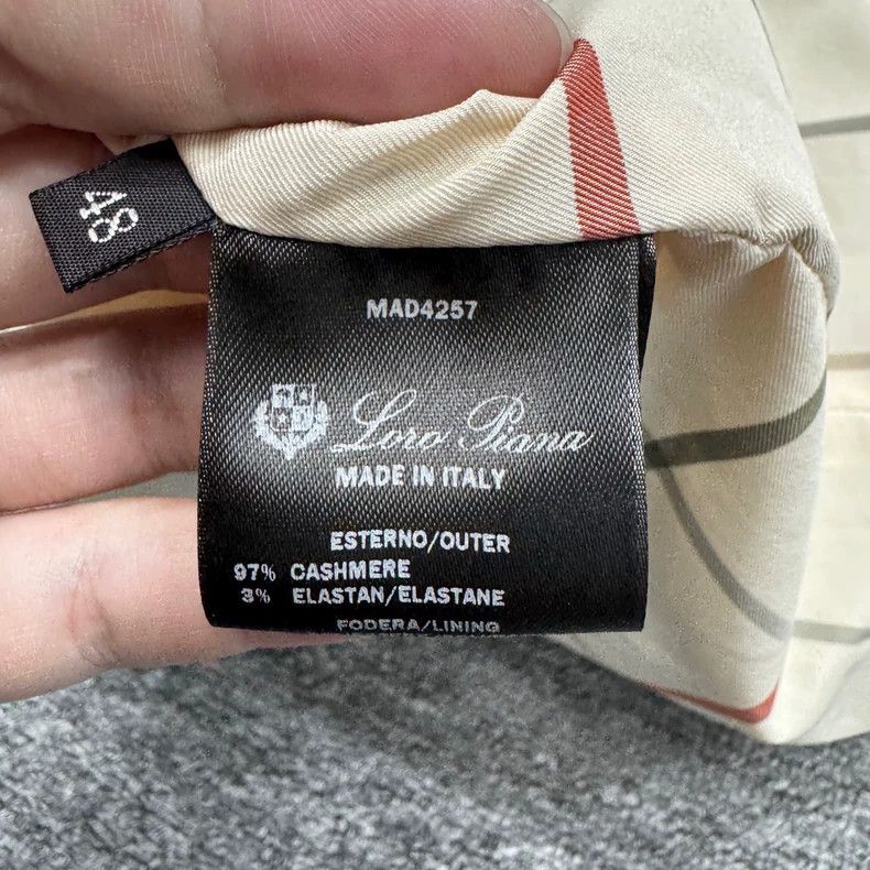 Loro Piana LORO PIANA Camel colored cashmere collar long sleeve suit Size 48L - 3 Thumbnail