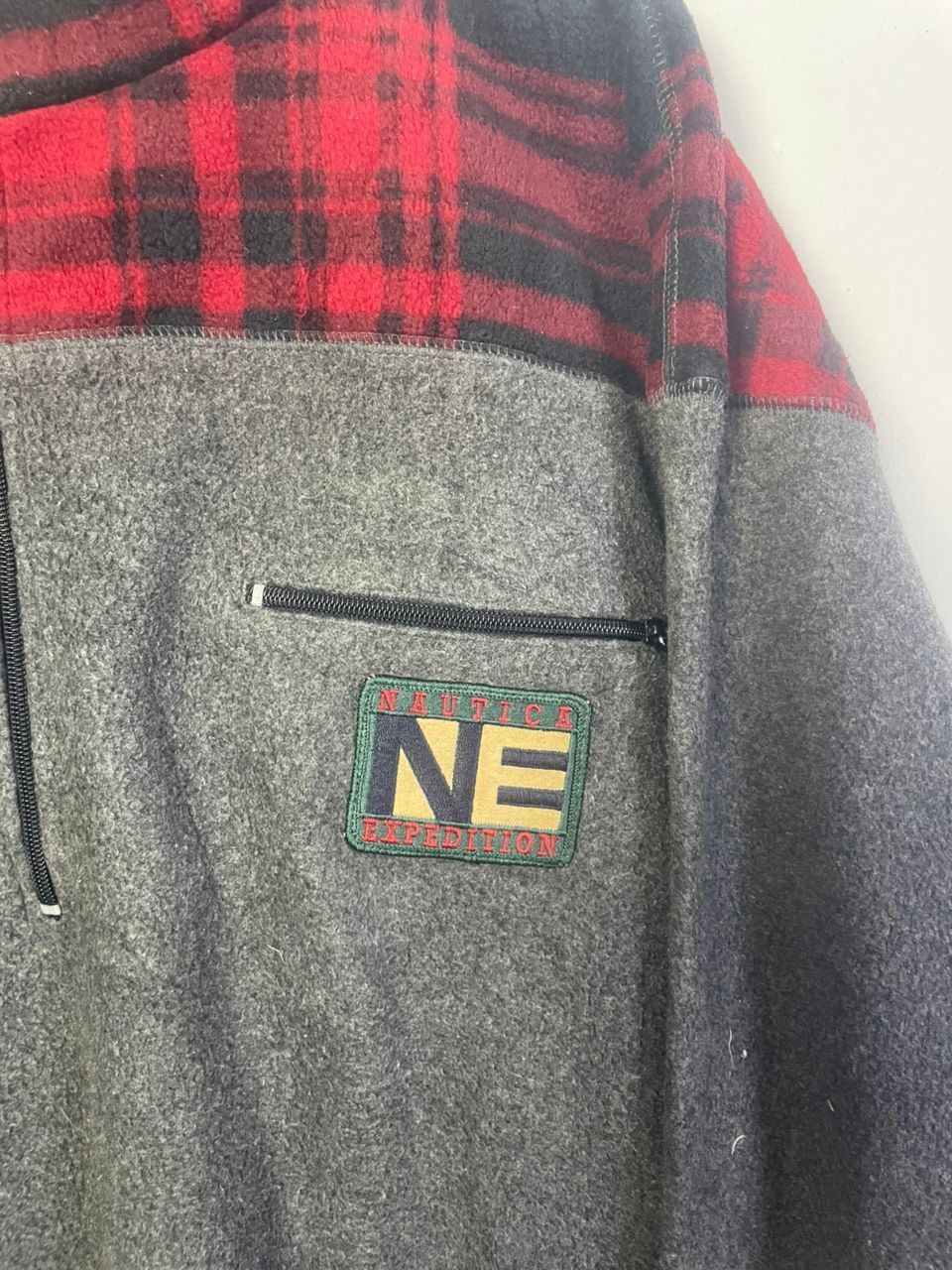 Designer × Nautica × Vintage Vintage Nautica Expedition Men Half Zipper fleece Jacket Size US L / EU 52-54 / 3 - 4 Thumbnail