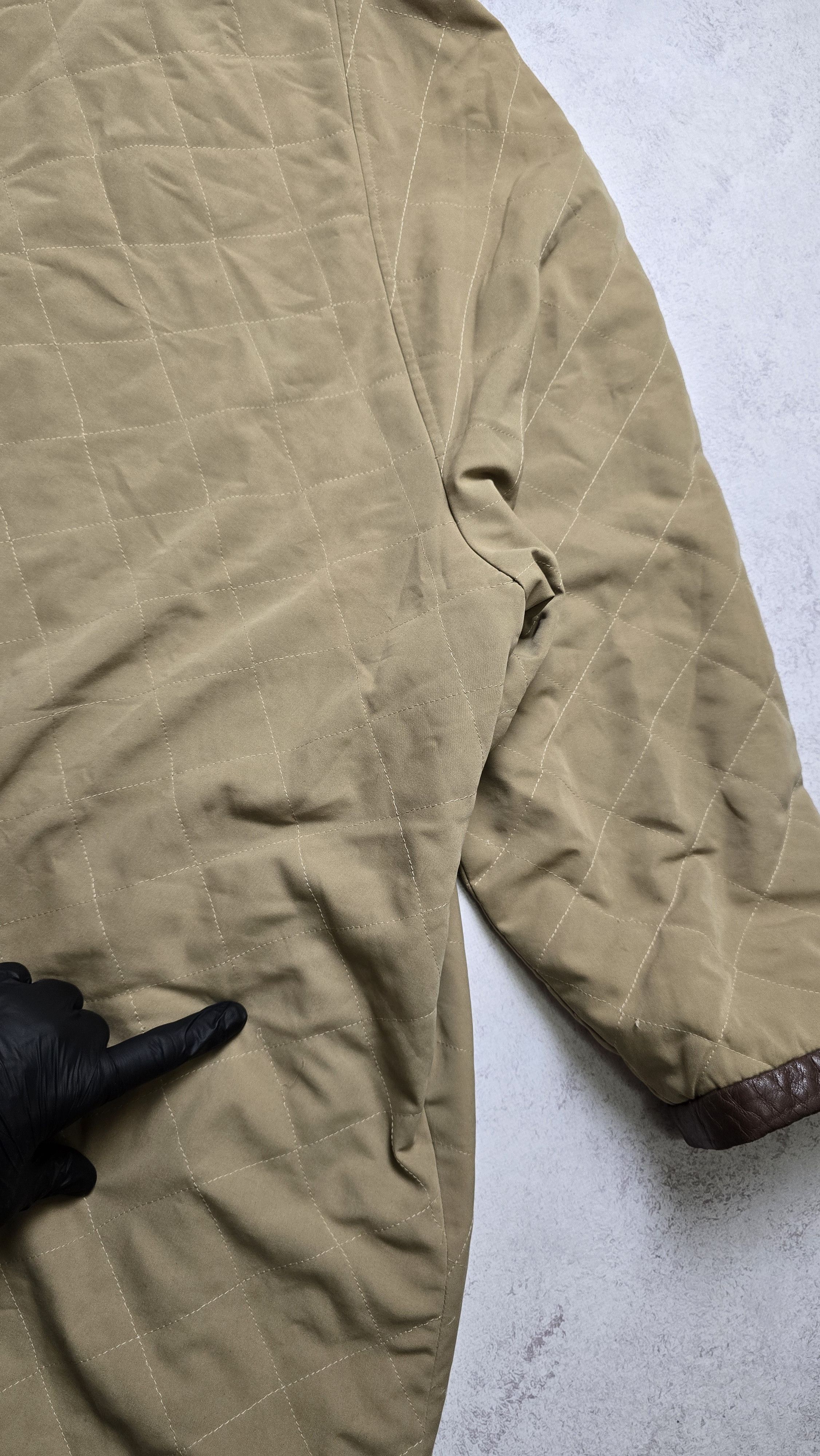 Burberry Vintage Burberrys London Women' Quilted Jacket Trench Coat Size L / US 10 / IT 46 - 5 Thumbnail