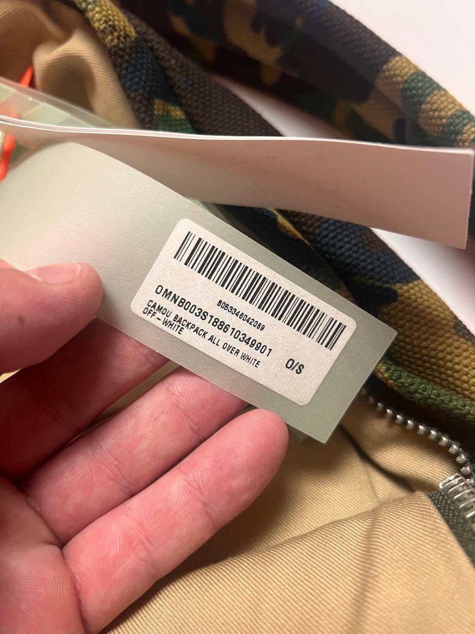 Off-White NWT🏷️ Off-White Multicolour Camouflage Backpack Size ONE SIZE - 16 Thumbnail