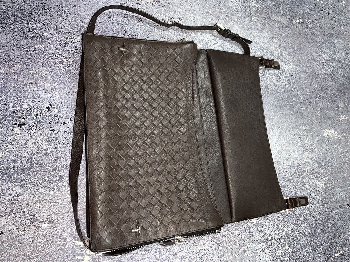 Santoni SANTONI Leather shoulder bag classic Bottega Veneta Style Size ONE SIZE - 17 Thumbnail