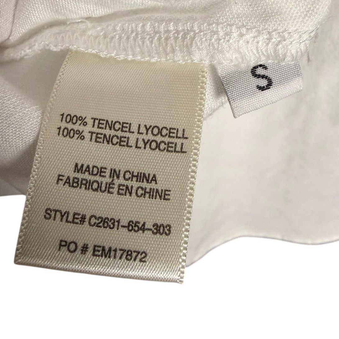 Breath & Stone Cloth & Stone White Button Up L/S Top Blouse Shirt Small Size S / US 4 / IT 40 - 8 Thumbnail