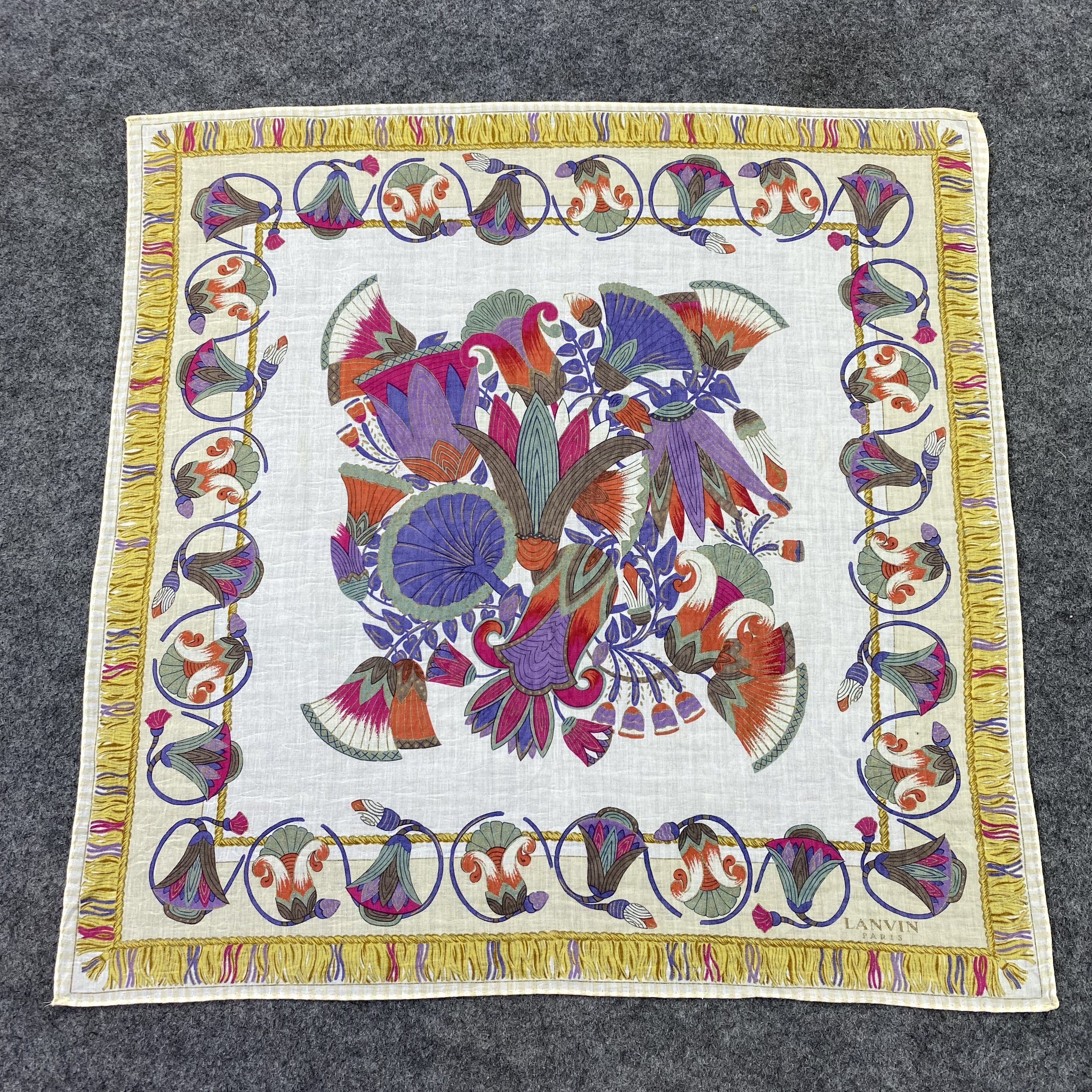 Lanvin Lanvin Handkerchief / Bandana / Neckerchief / Headscarf-B835 Size ONE SIZE - 3 Thumbnail