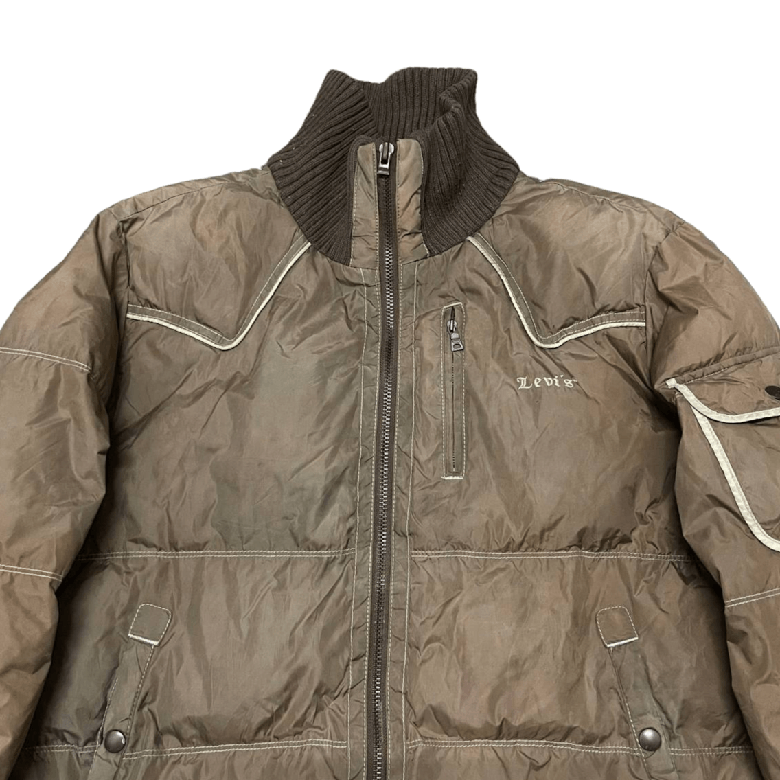 Levi's Vintage Levi's Puffer Jacket Size US L / EU 52-54 / 3 - 2 Thumbnail