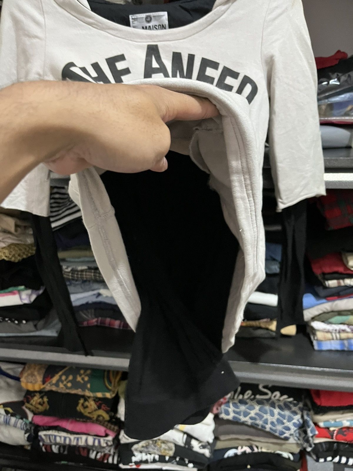 If Six Was Nine × Japanese Brand × Le Grande Bleu (L.G.B.) Maison gilfy double layer ifsixwasnine Lgb styled Size S / US 4 / IT 40 - 3 Thumbnail