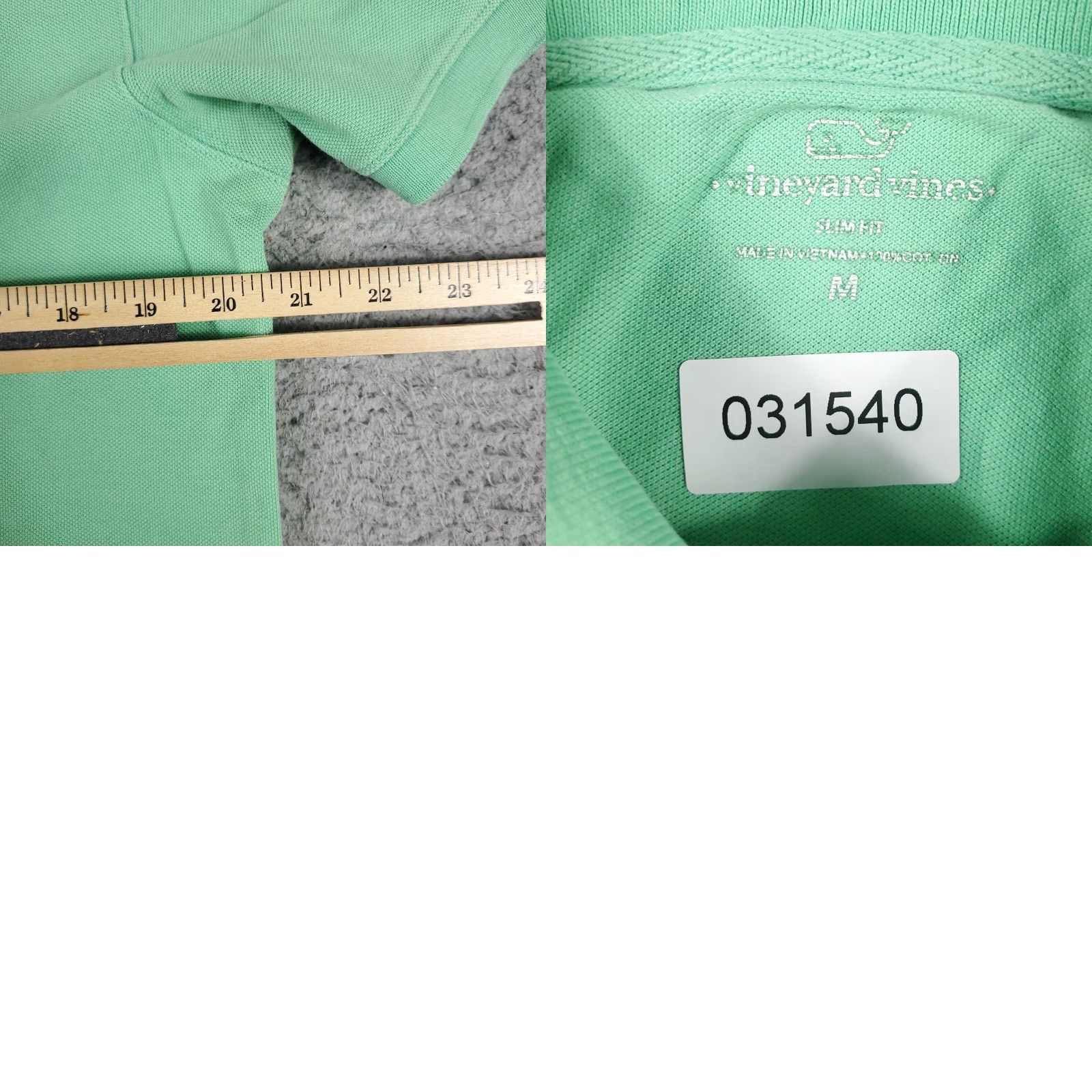Vineyard Vines Vineyard Vines Polo Shirt Mens Medium Green Cotton Short Sleeve Logo Size US M / EU 48-50 / 2 - 8 Thumbnail