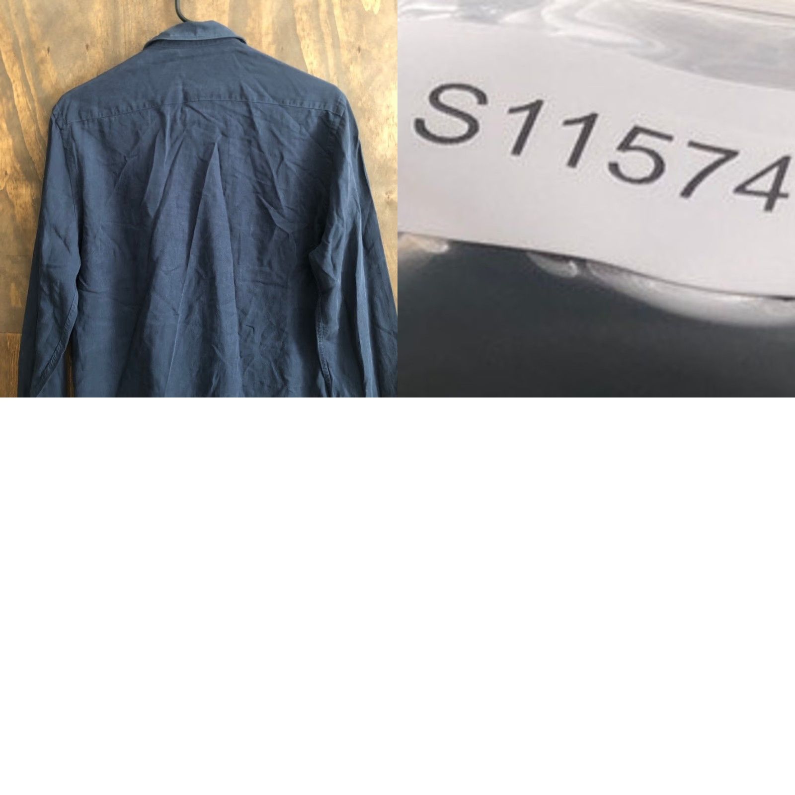 Zara ZARA Men Shirt Blue Relaxed Fit Button-Up 100% Lyocell Long Sleeve Small Shirt Mens Size US S / EU 44-46 / 1 - 9 Thumbnail