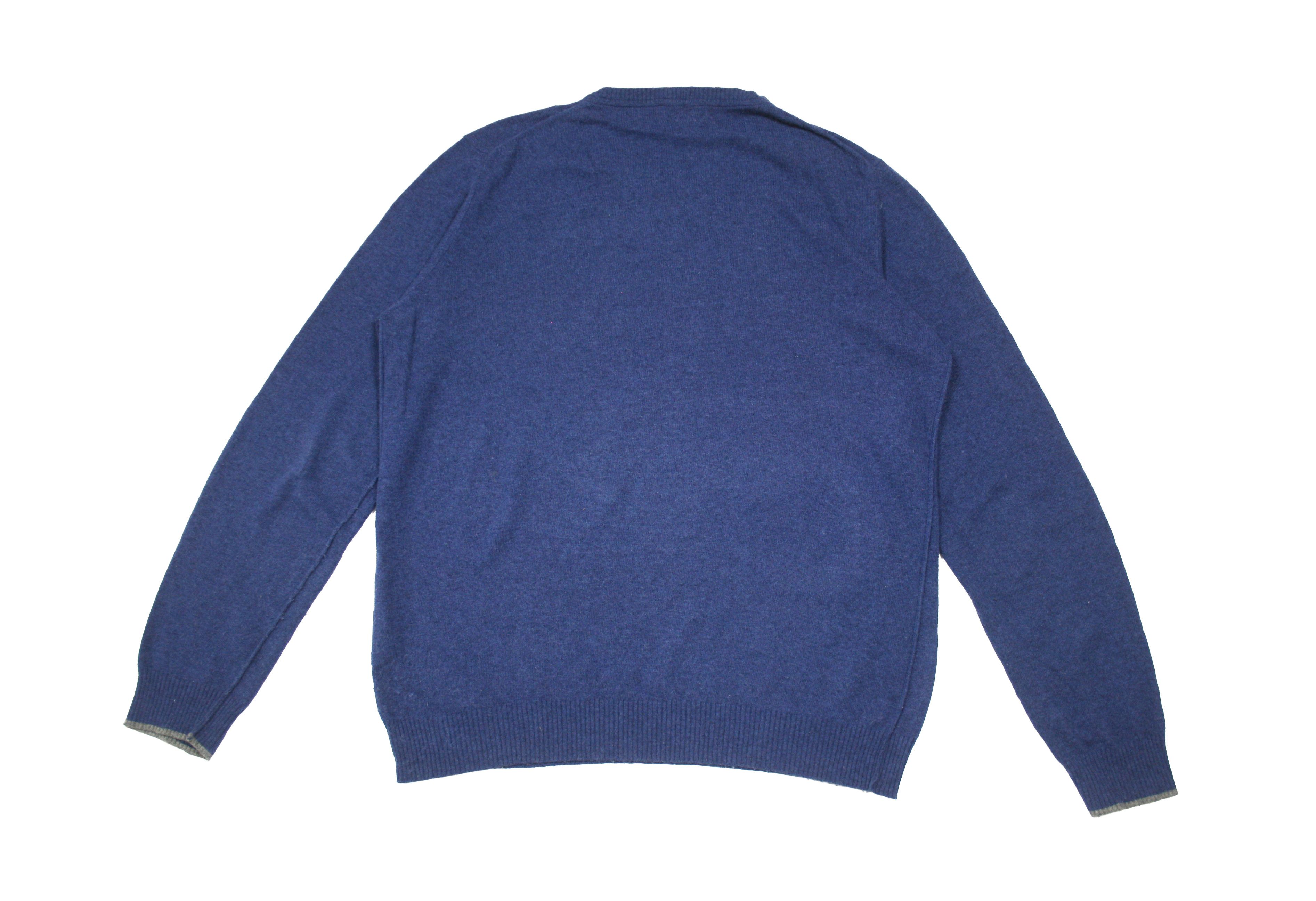 00S Big Logo Wool Knit Sweater Vintage