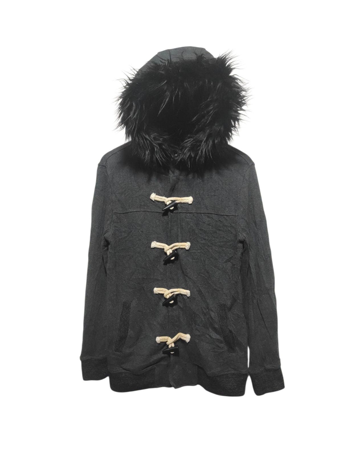 Japanese Brand Louis Chavlon Zip Fur Hoodie LGB IfSixWasNine style Size US M / EU 48-50 / 2 - 1 Thumbnail