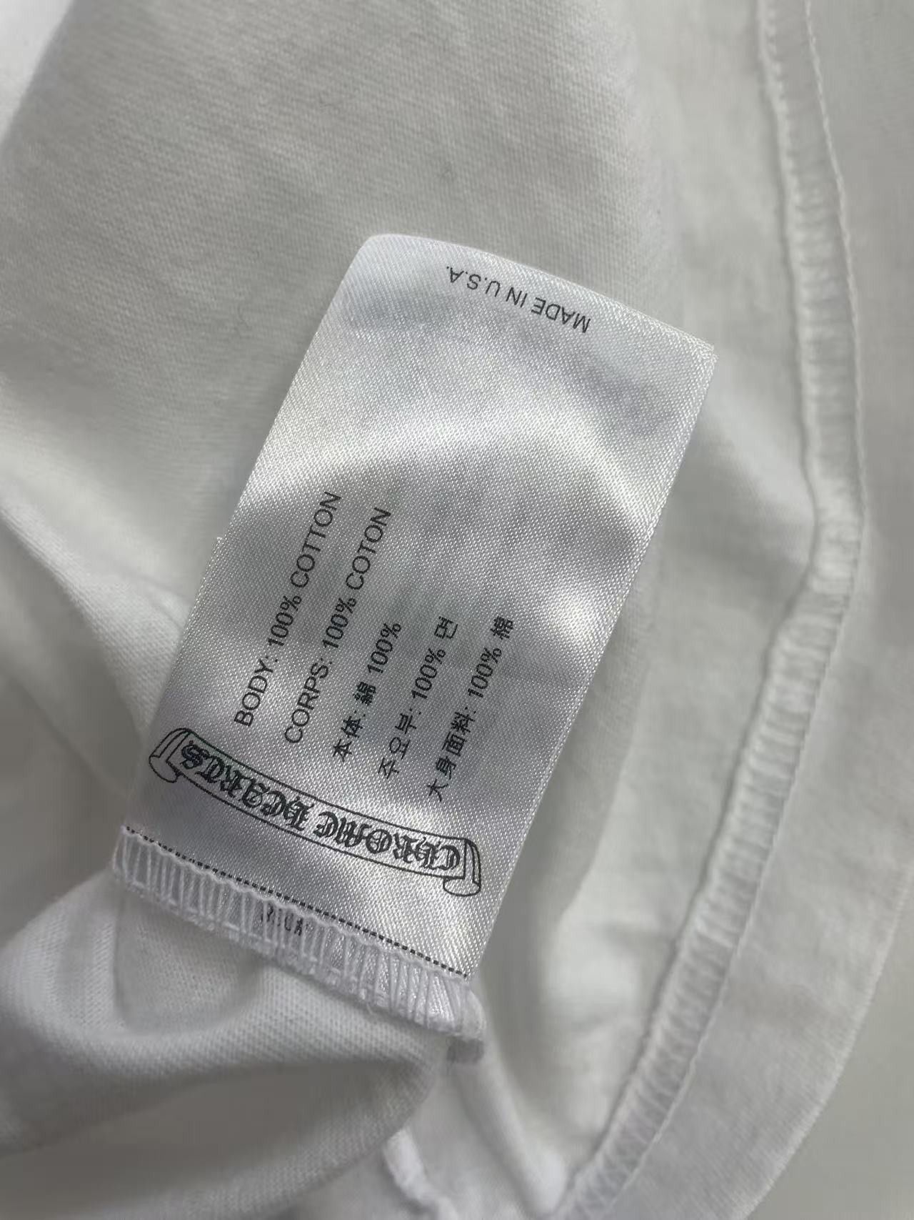 Chrome Hearts Chrome Hearts Paris Exclusive BS Fleur White Long Sleeve Tee Size US XXL / EU 58 / 5 - 10 Thumbnail