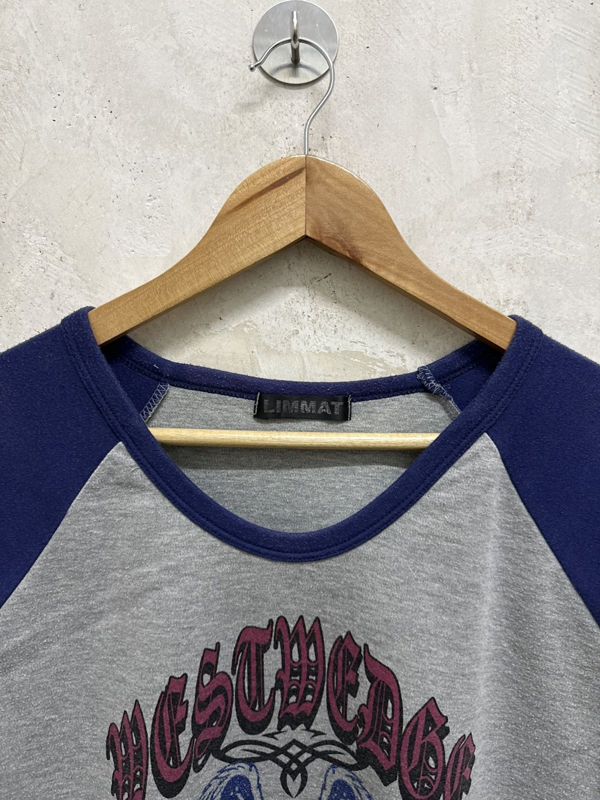 If Six Was Nine Limmat Seditionaries Poem Cyber Gothic Cropped LS T Shirt Size XS / US 0-2 / IT 36-38 - 5 Thumbnail