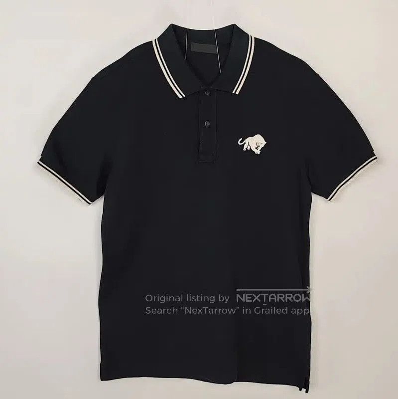 Other Prada Black Cotton Men's Polo Shirt. Size US M / EU 48-50 / 2 - 1 Thumbnail