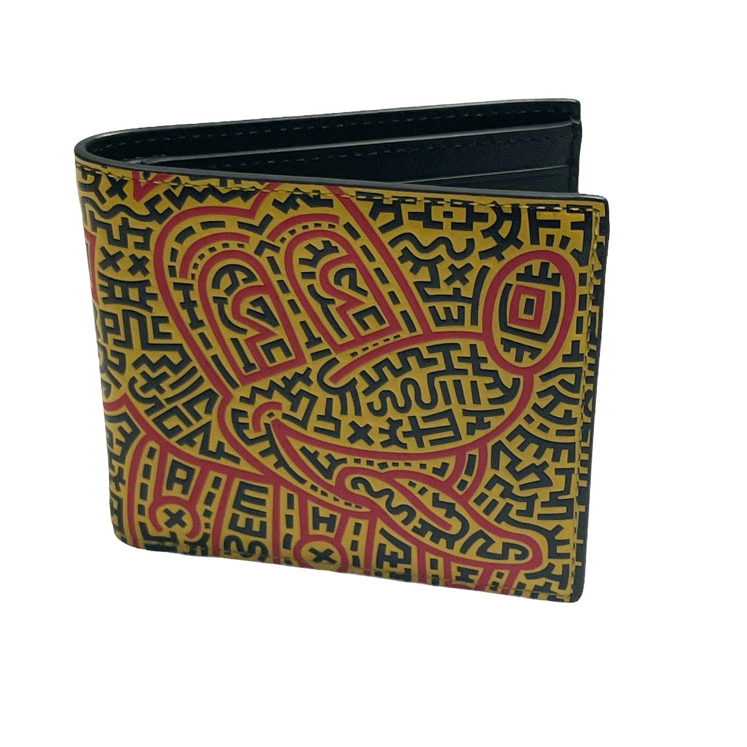 Coach Disney Mickey Mouse X Keith Haring Double Billfold Wallet Size ONE SIZE - 4 Thumbnail