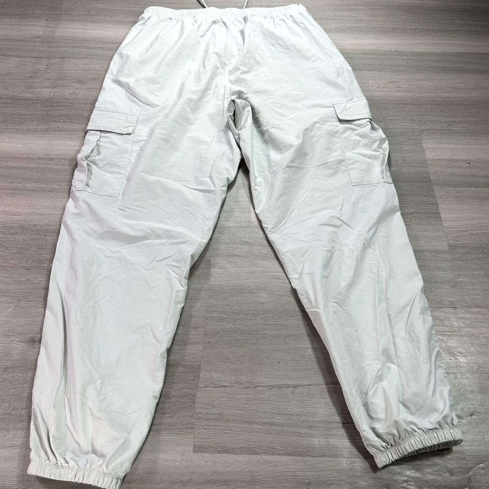 Nike Nike Pants Mens Medium Gray Nylon Cargo Jogger Elastic Waist Pockets HJ1990-025 Size US 31 - 2 Thumbnail