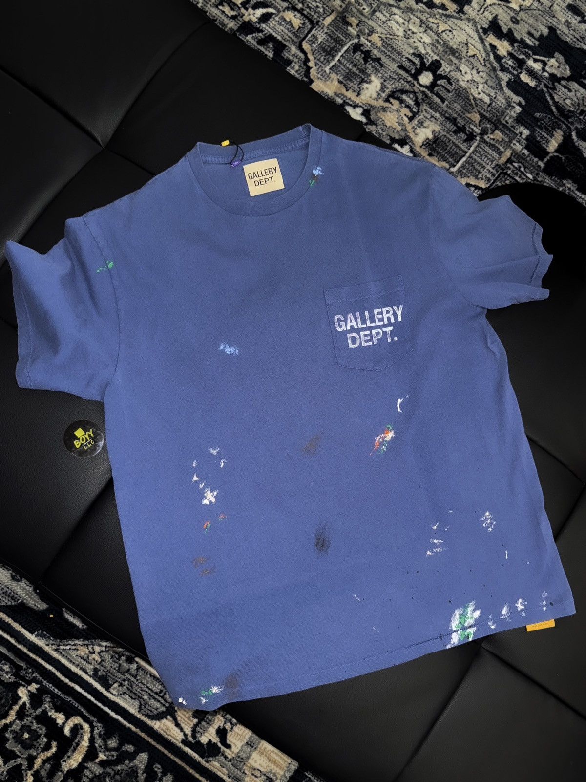 Gallery Dept. Paint splatter logo t shirt Size US XL / EU 56 / 4 - 1 Thumbnail