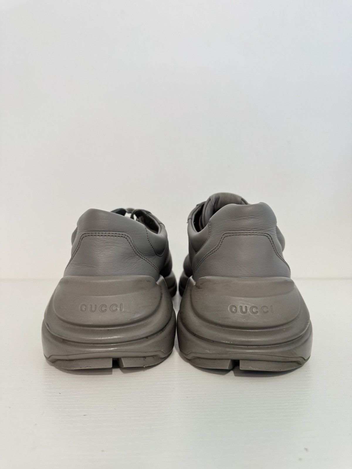 Gucci Gucci Rhyton Sneakers Grey/Navy Size 12 US Preowned No Box Size US 12 / EU 45 - 4 Thumbnail