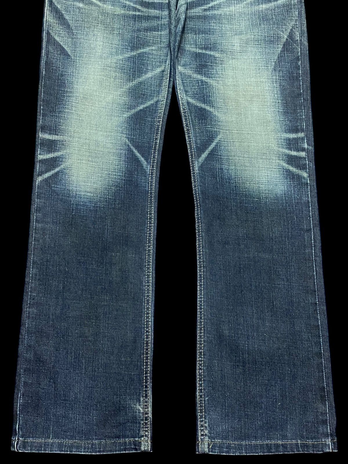 Edwin Vintage Edwin Edge Blue Wash Whisker Loose Jeans Size US 32 / EU 48 - 5 Thumbnail