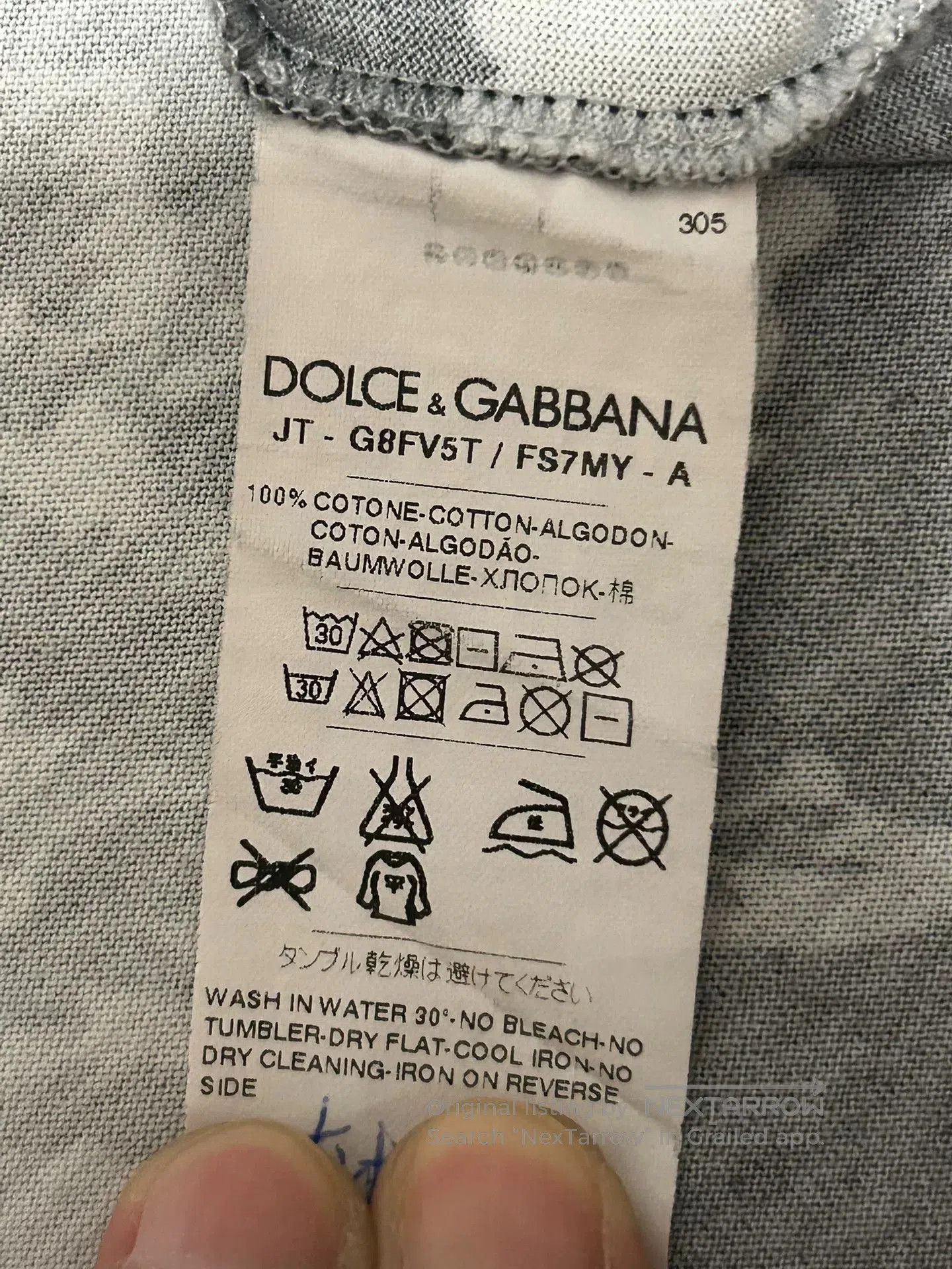 Dolce & Gabbana Dolce & Gabbana Floral Long Sleeve T-Shirt. Size XL / US 12-14 / IT 48-50 - 7 Thumbnail