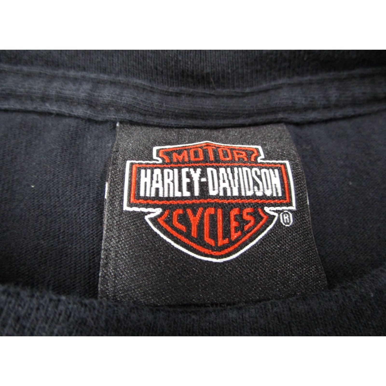 Harley Davidson Harley-Davidson Shirt Men L Black Double Sided Graphic Crew Neck Los Angeles California Dragon Size US L / EU 52-54 / 3 - 3 Thumbnail