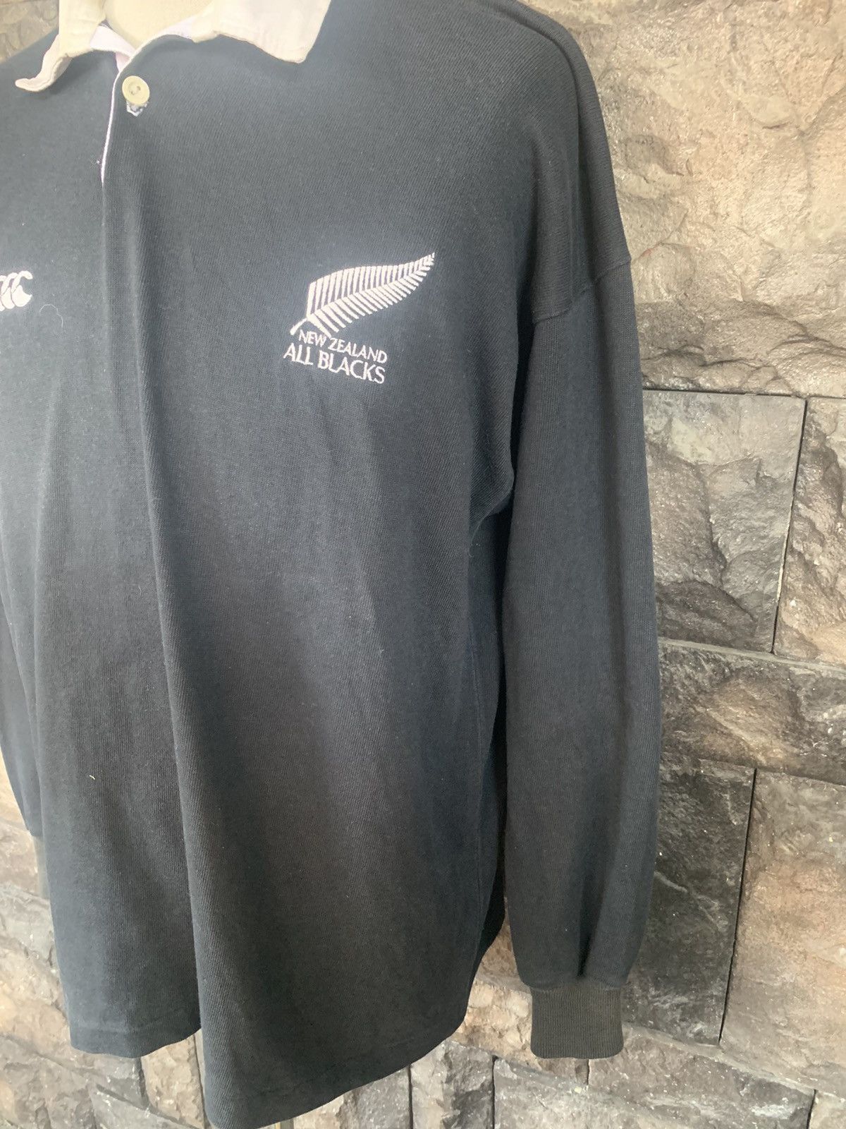 Canterbury of New Zealand × Vintage Vintage 90s Canterbury Of New Zealand All Blacks Shirts Size US M / EU 48-50 / 2 - 3 Thumbnail