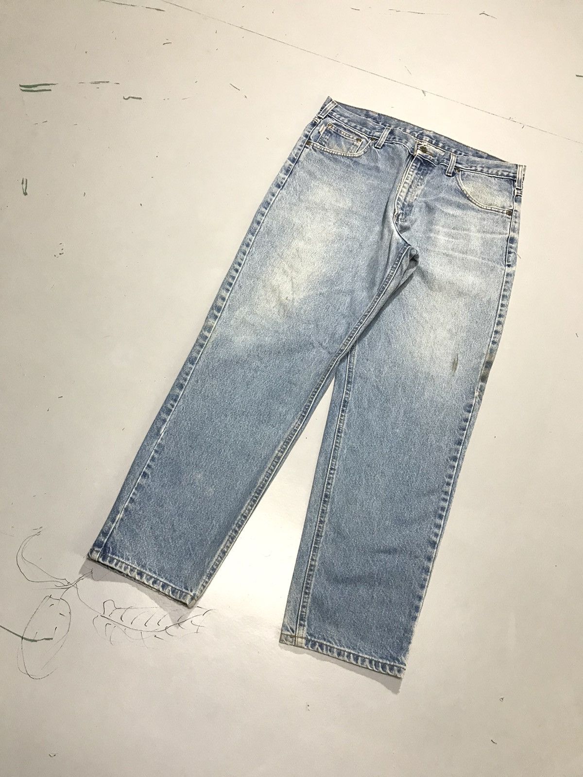 Carhartt Vintage Carhartt dusty denim Size US 36 / EU 52 - 3 Thumbnail