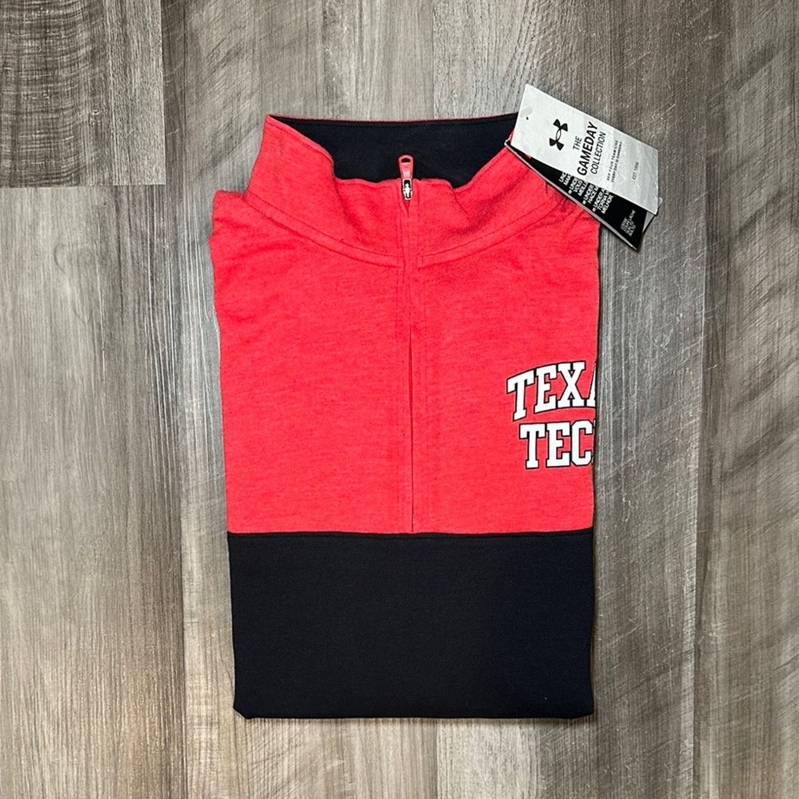 Under Armour Texas Tech Under Armour Quarter Zip Pullover - Small Size US S / EU 44-46 / 1 - 1 Thumbnail